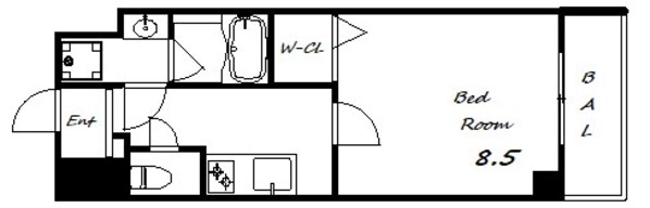 ブライジングの物件間取画像